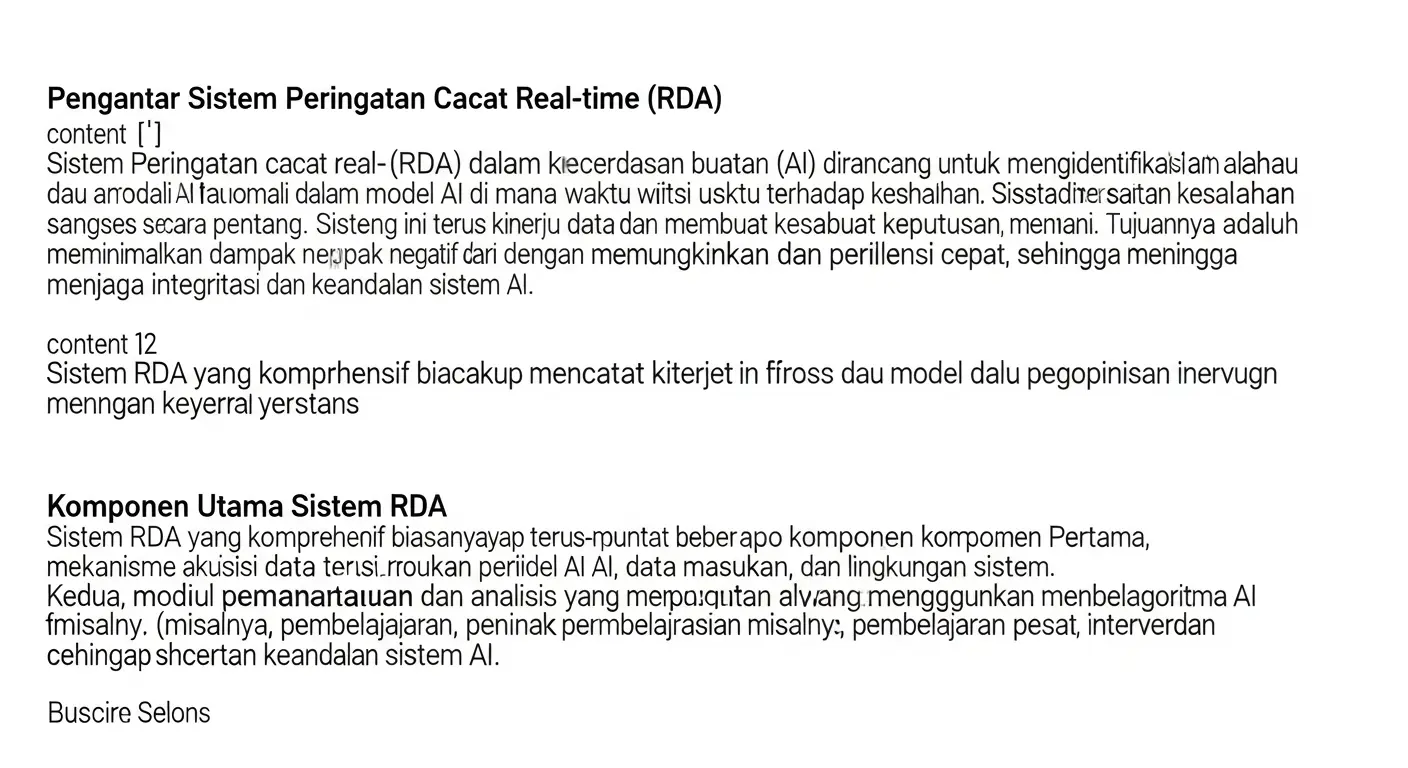 Panduan Real-Time Defect Alert dalam AI - Widya Robotics
